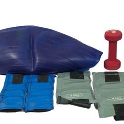 Exercise Equipment Bundle -Weights, Ball, Resistance Tubes