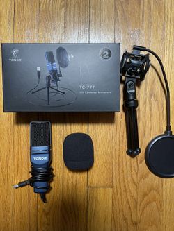 TONOR TC-777 USB Gaming Microphone Computer Condenser PC Gaming Mic With Stand
