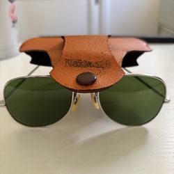 Vintage National green lense sunglasses