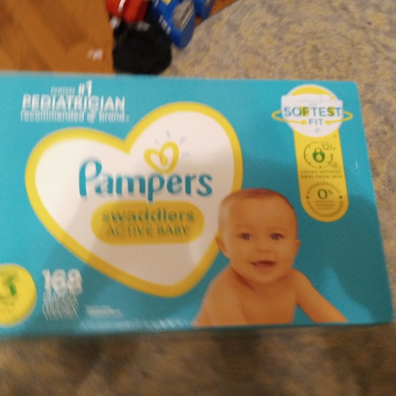 Pamper Swaddlers Size 3 Diapers 