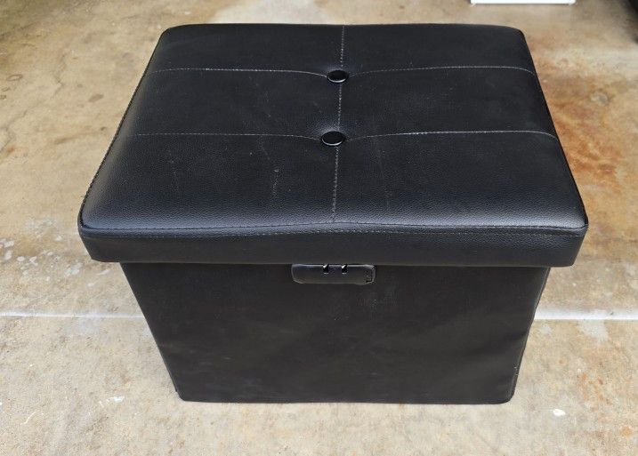 Storage Ottoman Faux Leather