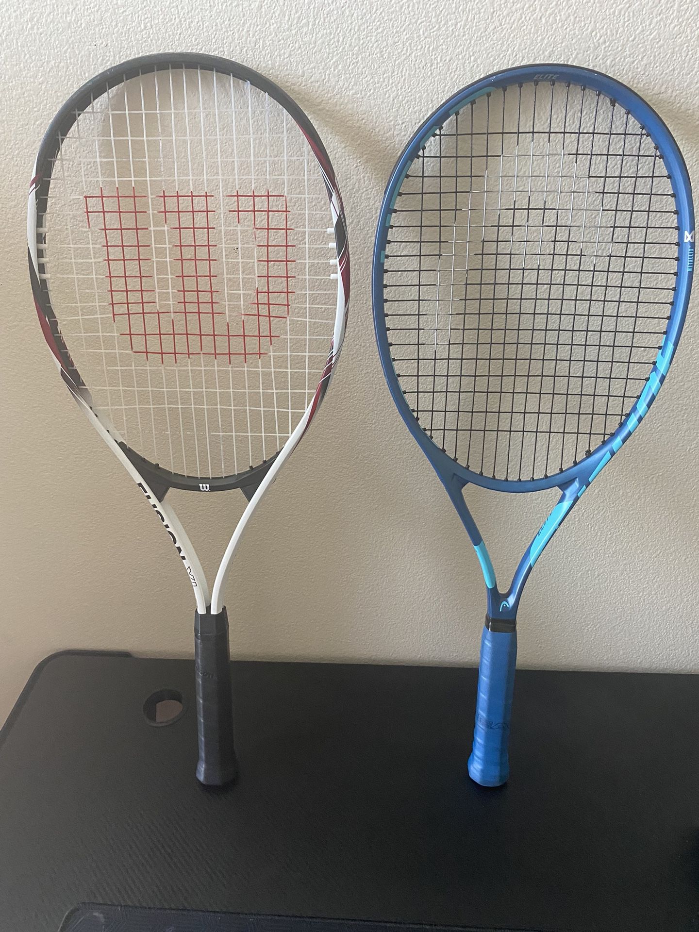 Tennis Rackets (Wilson & Head Metallix Attitude Elite Blue)
