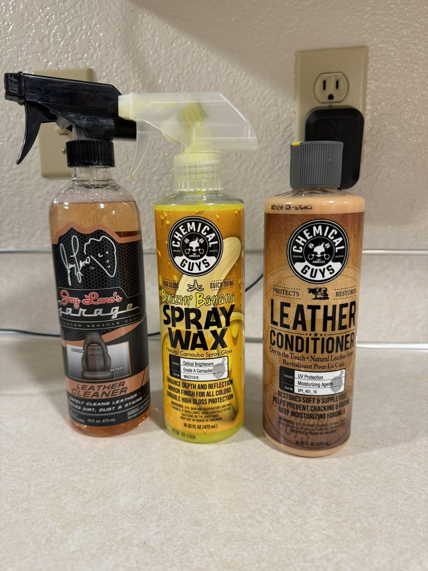 Chemical Guys/jayleno Interior Leather Cleaner And Conditioner