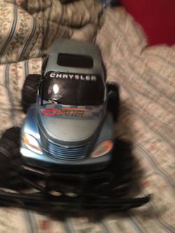 Blue silver panel truck r/c