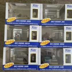 Funko Mini Moments Seinfeld Jerry's Apartment Complete Set of 6 Brand New!