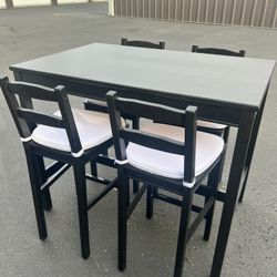 Dining Bar Table & Chairs Set 
