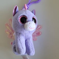 Ty Beanie Boo Clip 3" Athena the Winged Pegasus 2019