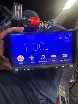Sony Double Din Car Stereo Touchscreen