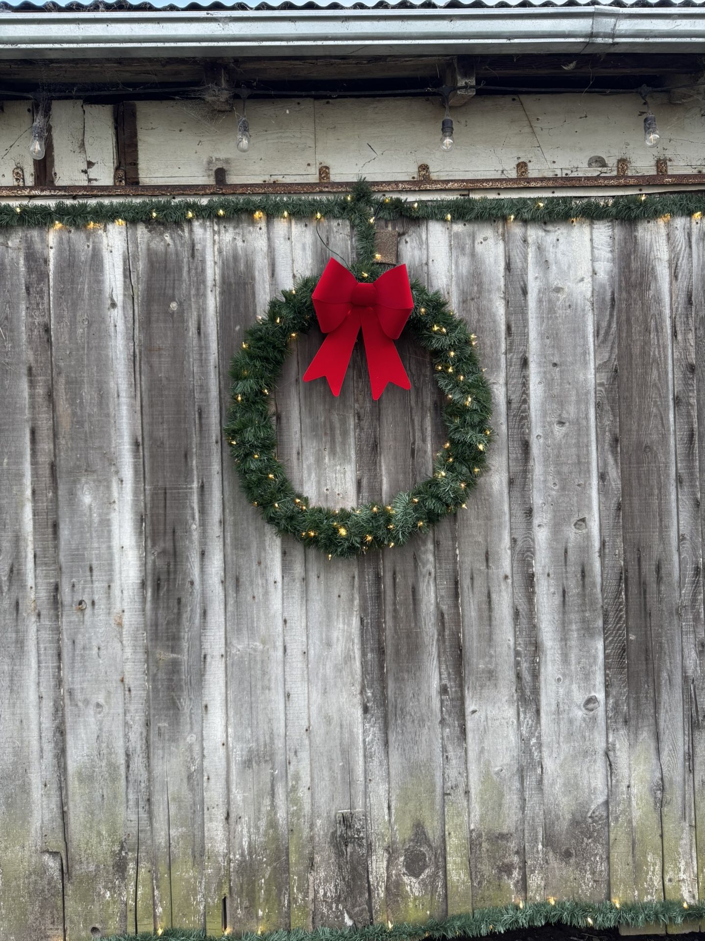 Giant Handmade Holiday Wreaths