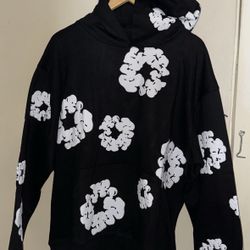 Denim Tears The Cotton Wreath Black Hoodie 