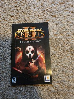 Star Wars KOTOR II The Sith Lords Manual for PC version