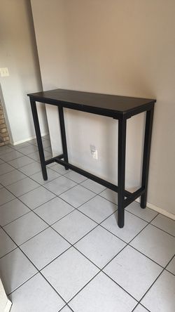 Tall side table