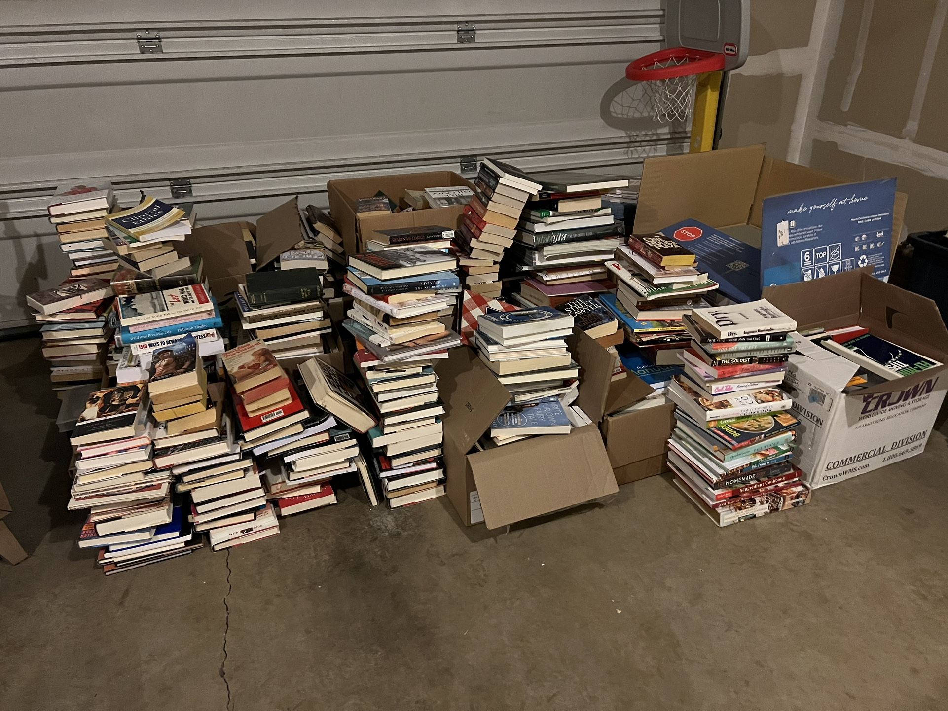 Books! Books! Books! Will Deliver