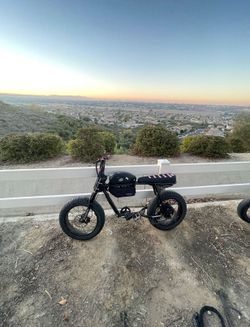 Stolen black on black Super73 S2 outside of EOS fitness Temecula Parkway