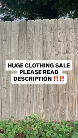 Huge Men’s Clothes & Shoes Bundle Moving Sale ASAP