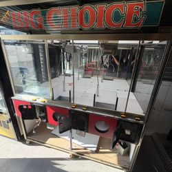 Claw Machine Big Choice Working, but Don’t Work Good As Is $200