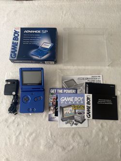Nintendo Game Boy Advance SP Blue CIB