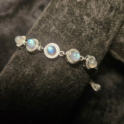 Sterling Silver Labradorite Bracelet 