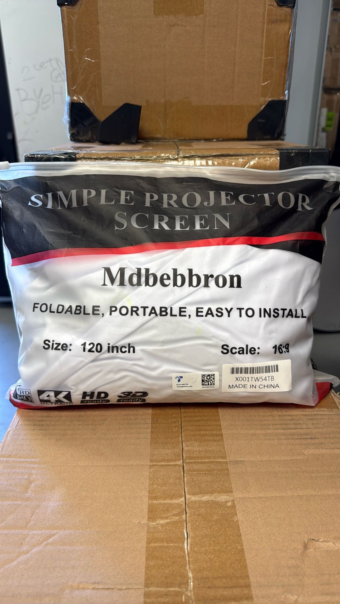 Projector Screen 120inch