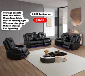 3 PCS Recliner Set
