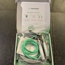 Crossrope Get Lean Set – Weighted Jump Rope Bundle (1/4 lb & 1/2 lb) – Excellent Condition