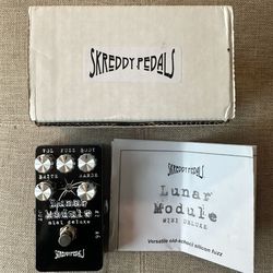 Skreddy Pedals Lunar Module Mini Deluxe Fuzz Guitar Pedal