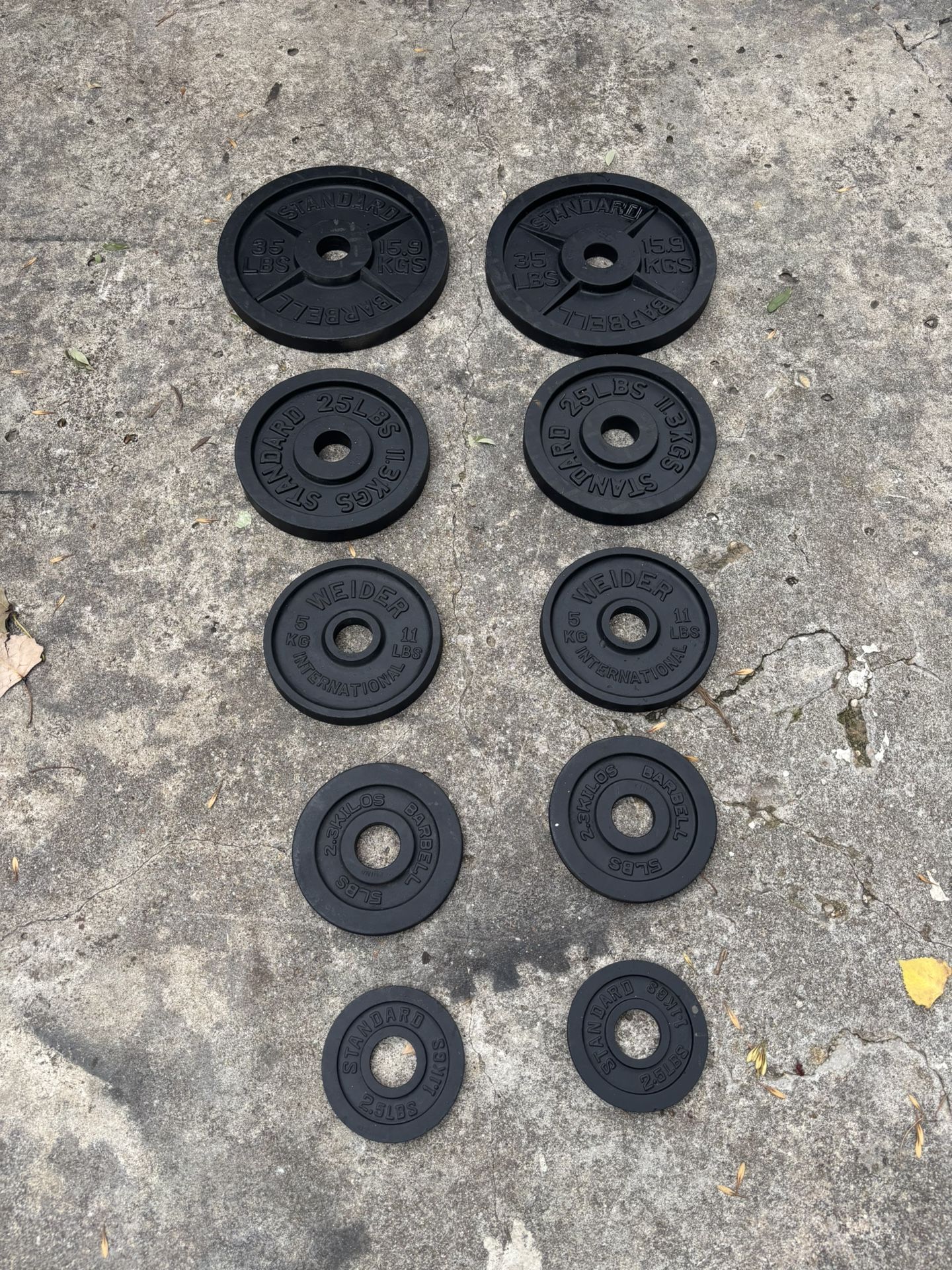 Olympic Weight Plate Set