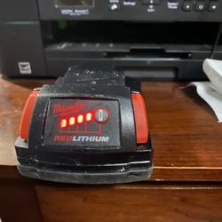 Used Milwaukee Battery Fully charged No Longer Have Tools