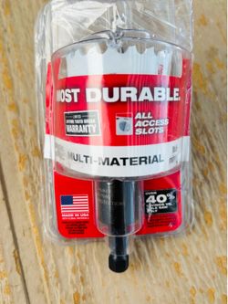 Milwaukee 1-3/4 in. Hole Dozer Bi-Metal Hole Saw w/ 3/8 in. Arbor & Pilot Bit