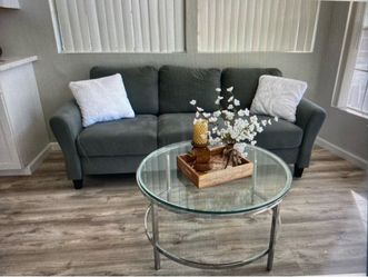 Glass Coffee And Side Table