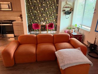 Orange couch