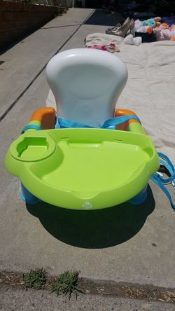 Booster seat with table