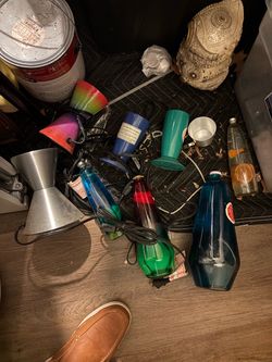 Assorted lava lamps all of them