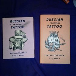 Russian Criminal Tattoo Book & Postcards