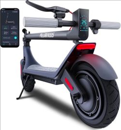MEGAWHEELS Electric Scooter,Electric Scooter Adults Teens,10in Pneumatic Tires,350/500/600W Motor,19/31 Miles Range,15.5mph E Scooter with Smart APP C