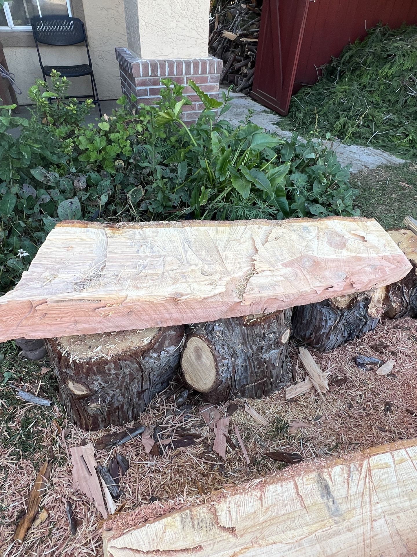 Redwood Slab ~ 4ft X 12in  