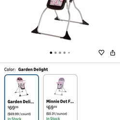 Minnie Mouse high chair!
