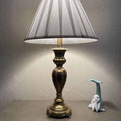 2 Lovely Polished Brass Lamps