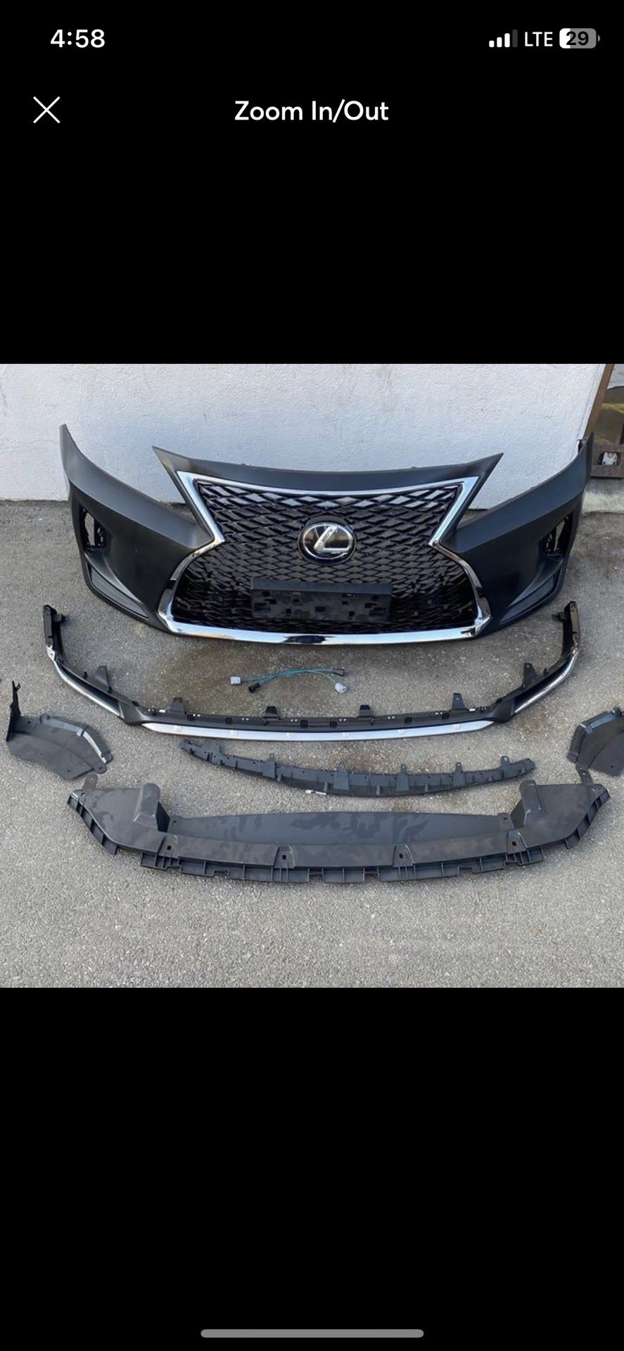 09-15 LEXUS RX350 RX450h To F-Sport Front Bumper Conversion