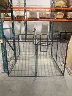 New Dog Playpen Outdoor, 8 Panels 40" High Heavy Duty Metal Dog Pen