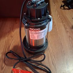 RIDGID SUP,  PUMP NEW