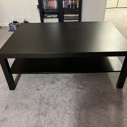 Black IKEA Coffee Table 