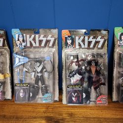 KISS McFarlane Figures - Set of 4 NIB