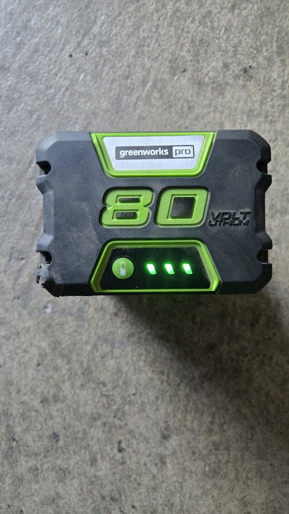 Greenworks 80 Volt 2 Amp Hr Battery