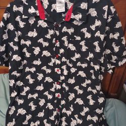 Men's Disney 101 Dalmatians print casual shirt,  XL