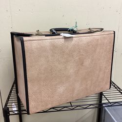 Vintage Leatherette File Box