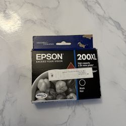 Epson 200XL Black Ink Cartridge- Expiration Date: 07/2025