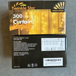 300 LED Curtain Lights