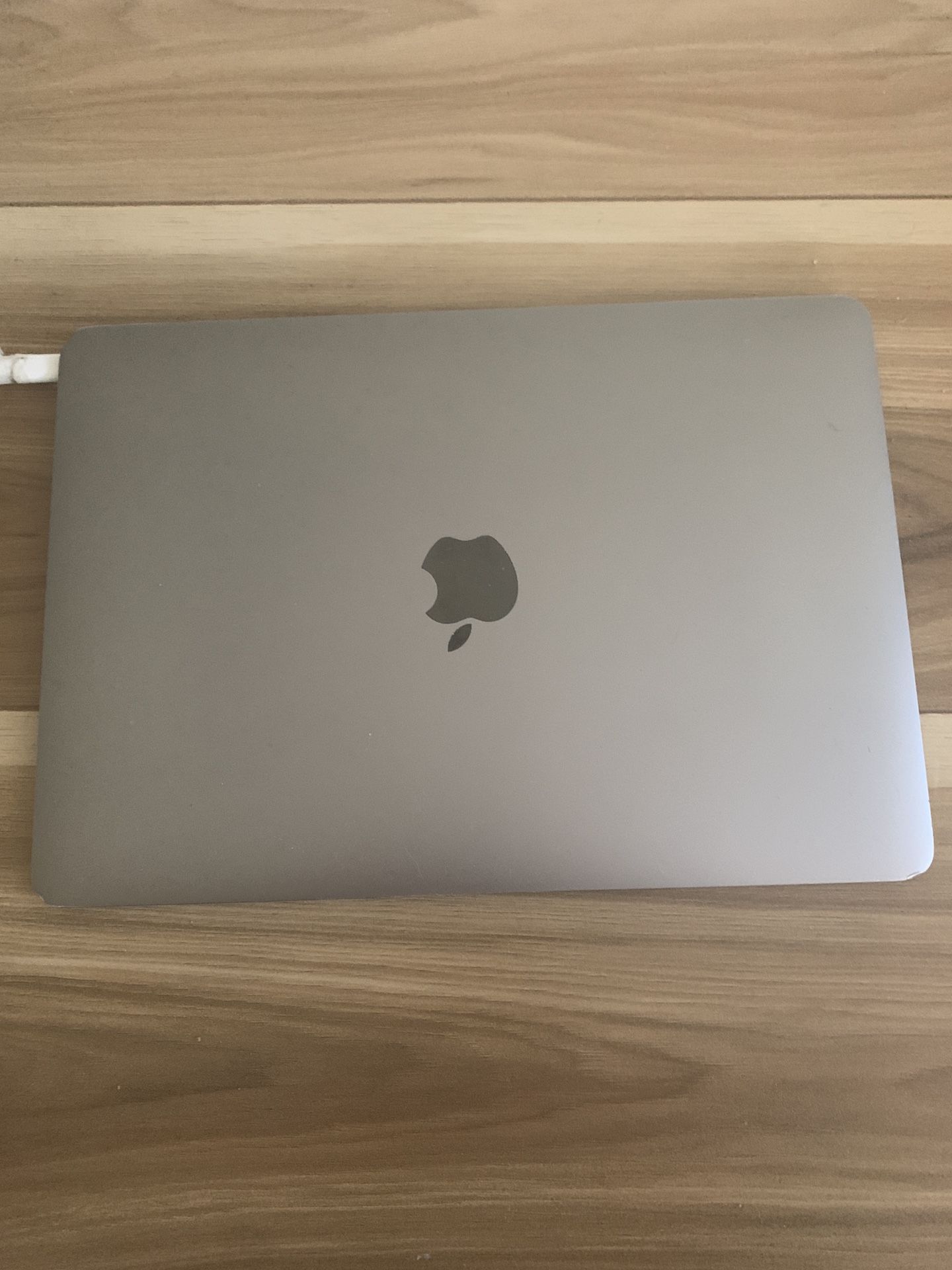 Apple space gray MacBook