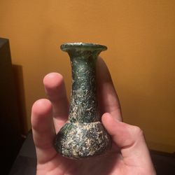 Ancient Roman Glass Bottle